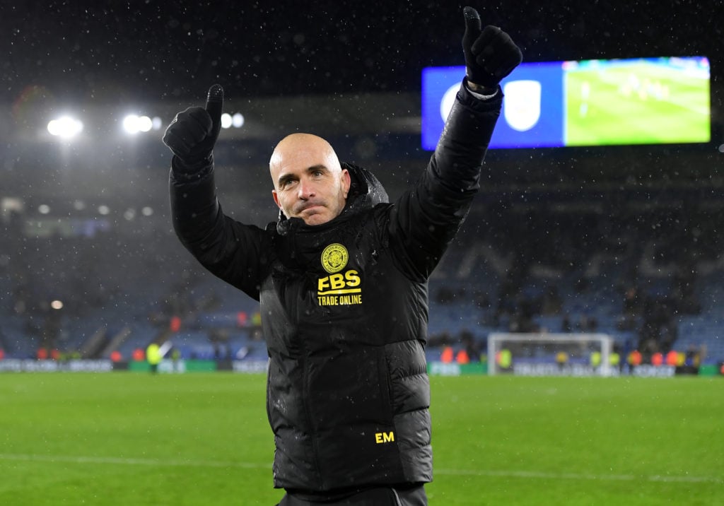 Leicester City Manager Enzo Maresca after the Sky Bet Championship match between Leicester City and Huddersfield Town at King Power Stadium on Janu...