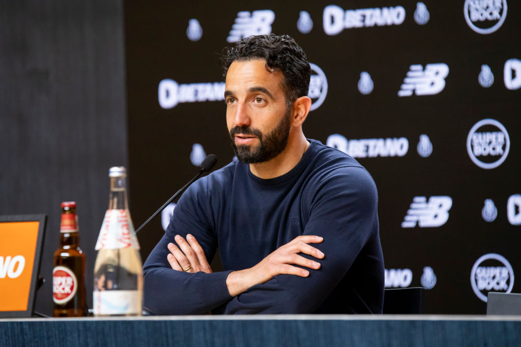 Ruben Amorim, Sporting coach, at a press conference at the Estadio do Dragao after the match between FC Porto and Sporting CP on 28 April,2024,Port...
