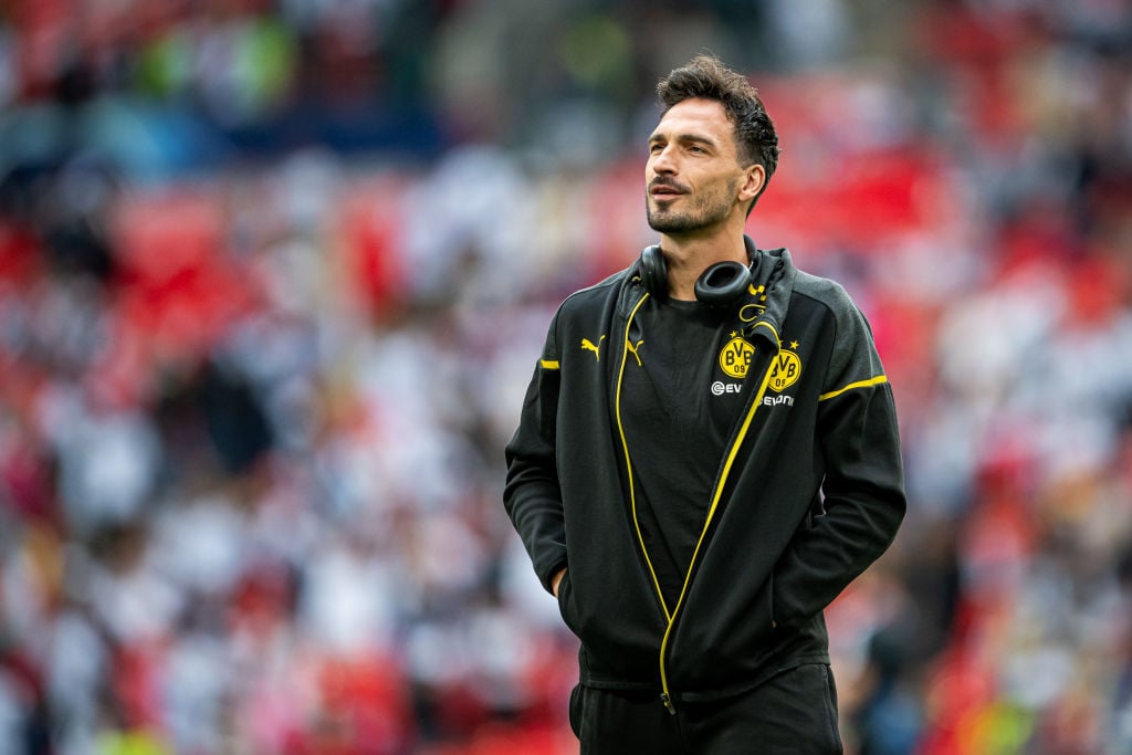 Mats Hummels of Borussia Dortmund during the UEFA Champions League 2023/24 final match between Borussia Dortmund v Real Madrid CF at Wembley Stadiu...