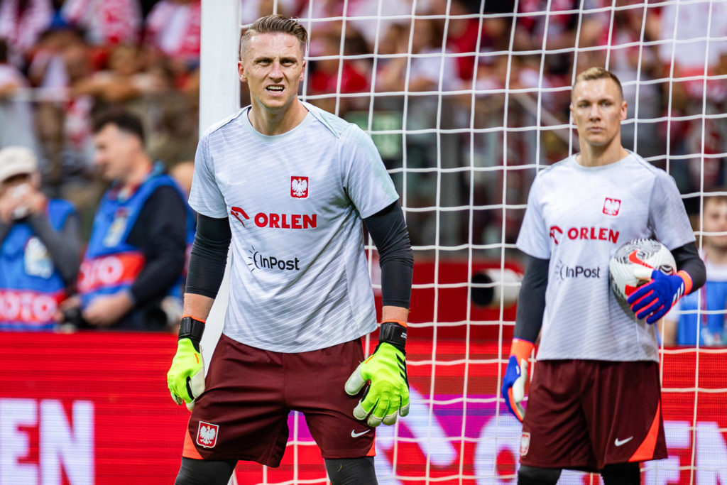 Marcin Bulka of Poland seen during the friendly match