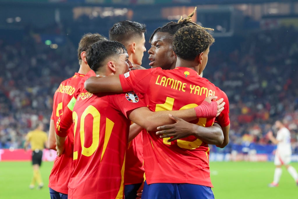 0 during the UEFA EURO 2024 - Group B match between Spain and Italy at Arena AufSchalke on June 20, 2024 in Gelsenkirchen, Germany.