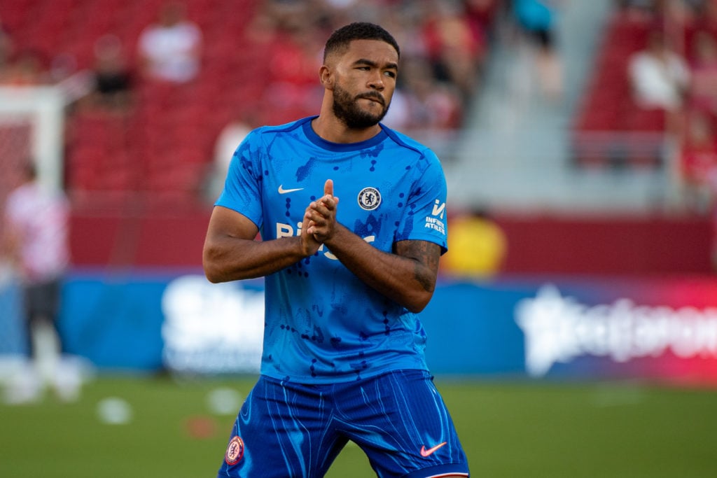 Reece James in action for Chelsea during pre-season.