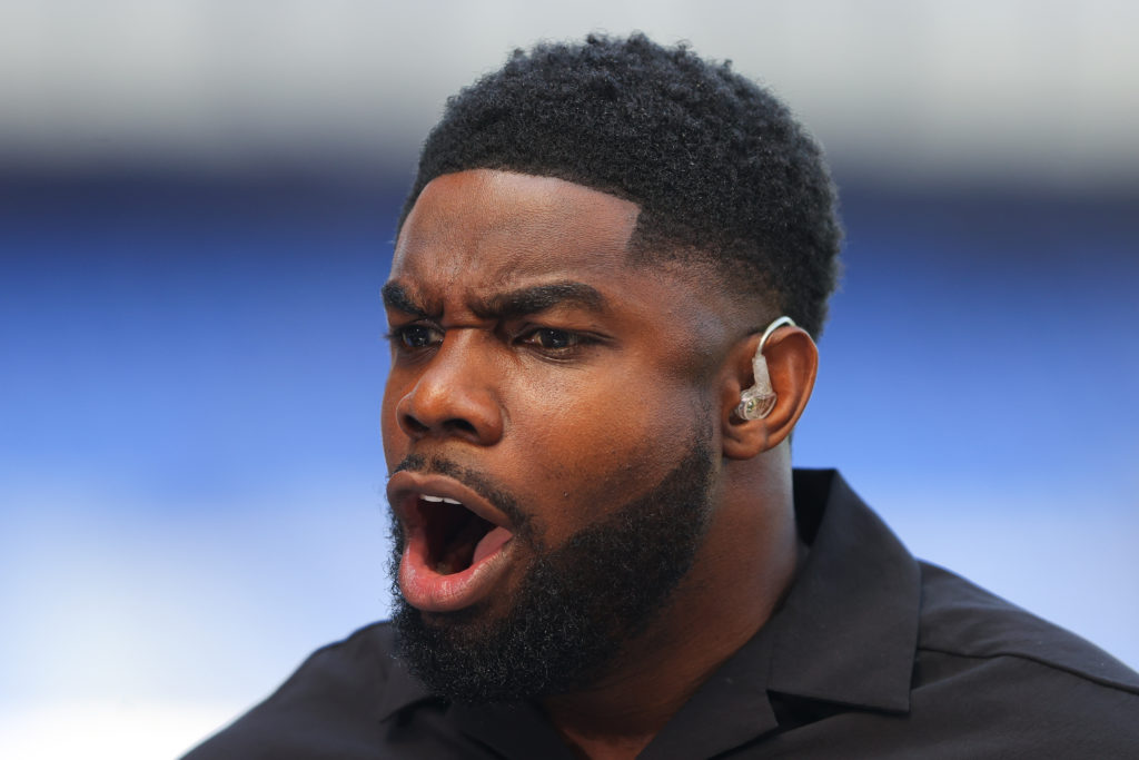 Pundit Micah Richards being animated