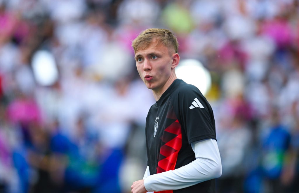 Maximilian Beier of Germany looks on during the UEFA EURO 2024 - Quarter-final match between Spain and Germany at Arena Stuttgart on July 5, 2024 i...