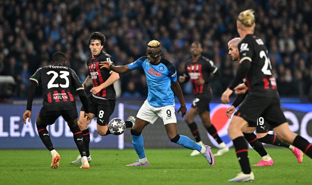 SSC Napoli v AC Milan: Quarterfinal Second Leg - UEFA Champions League