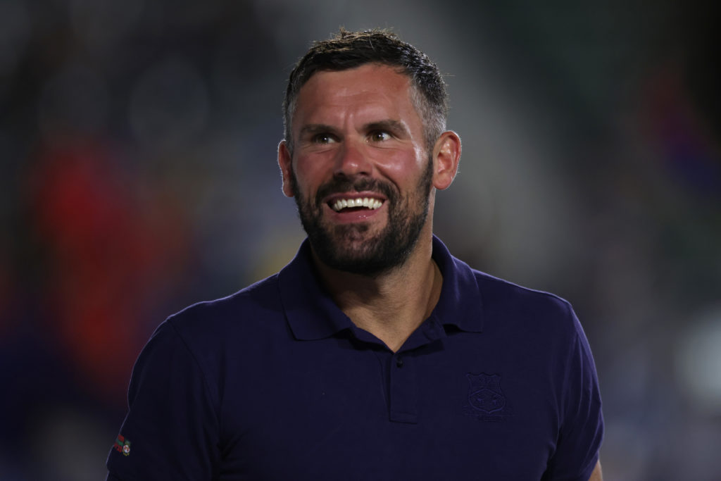 Ben Foster at a pre-season match between Wrexham and Los Angeles Galaxy II.
