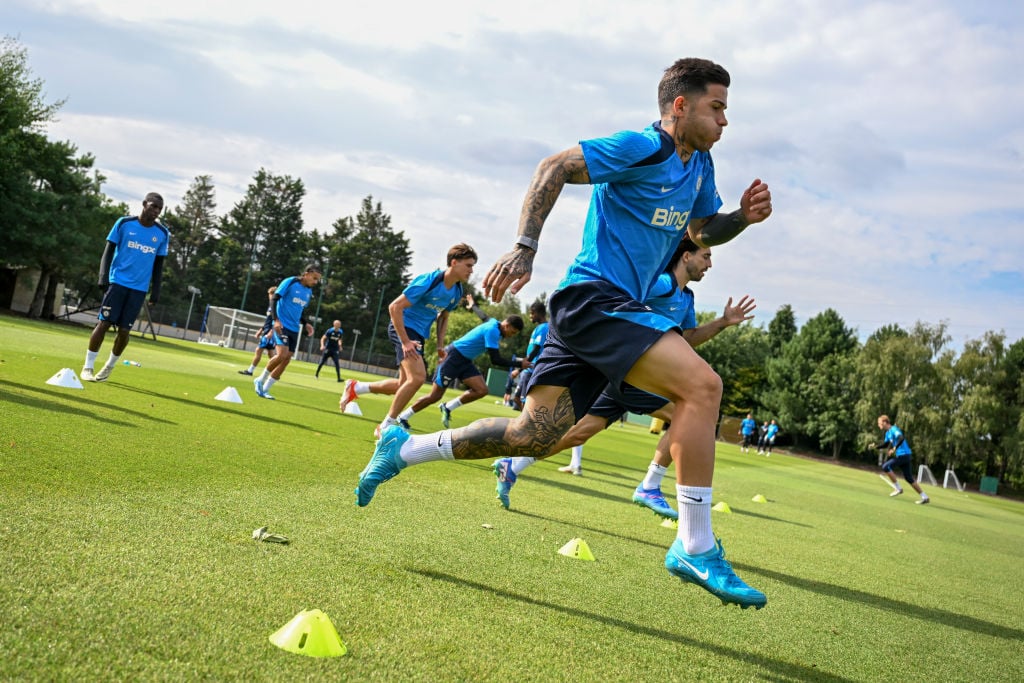 Chelsea Training Session And Press Conference