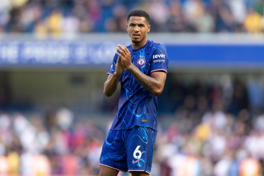 Levi Colwill in action for Chelsea.