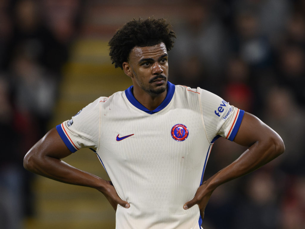 Chelsea's Renato Veiga during the Premier League match between AFC Bournemouth and Chelsea