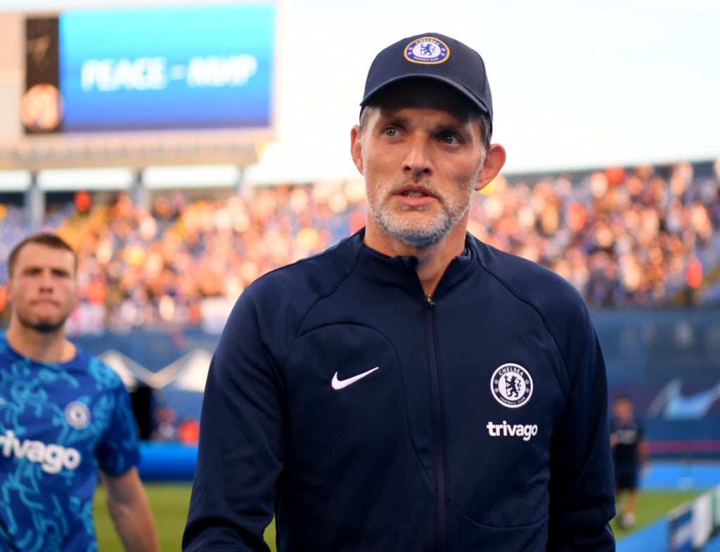 Thomas Tuchel before Dinamo Zagreb v Chelsea FC