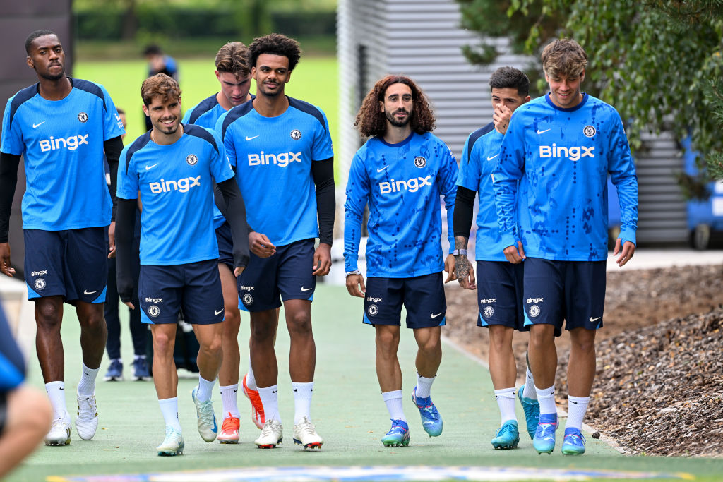 Chelsea Training Session And Press Conference