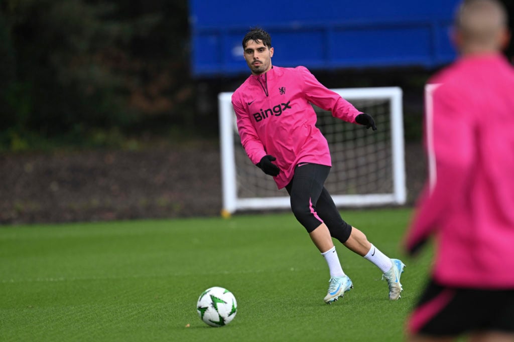 Chelsea FC Training Session And Press Conference - UEFA Conference League 2024/25 League Phase MD1