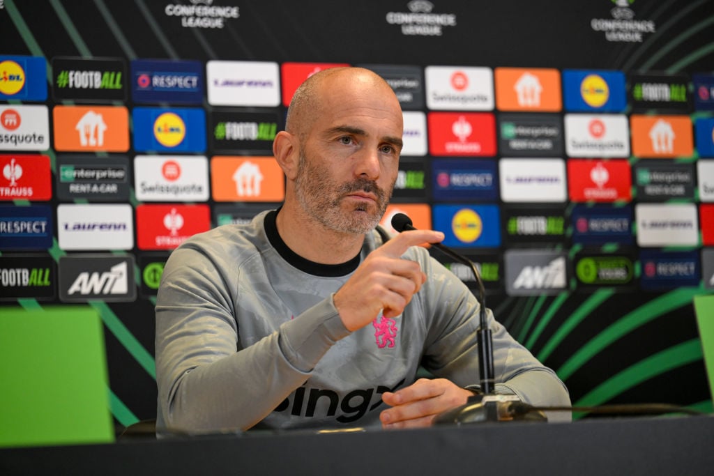 Chelsea FC Training Session And Press Conference - UEFA Conference League 2024/25 League Phase MD2