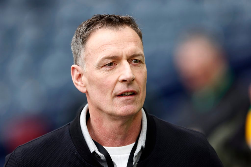 Chris Sutton working as a pundit for the Scottish Cup match between Rangers and Celtic.