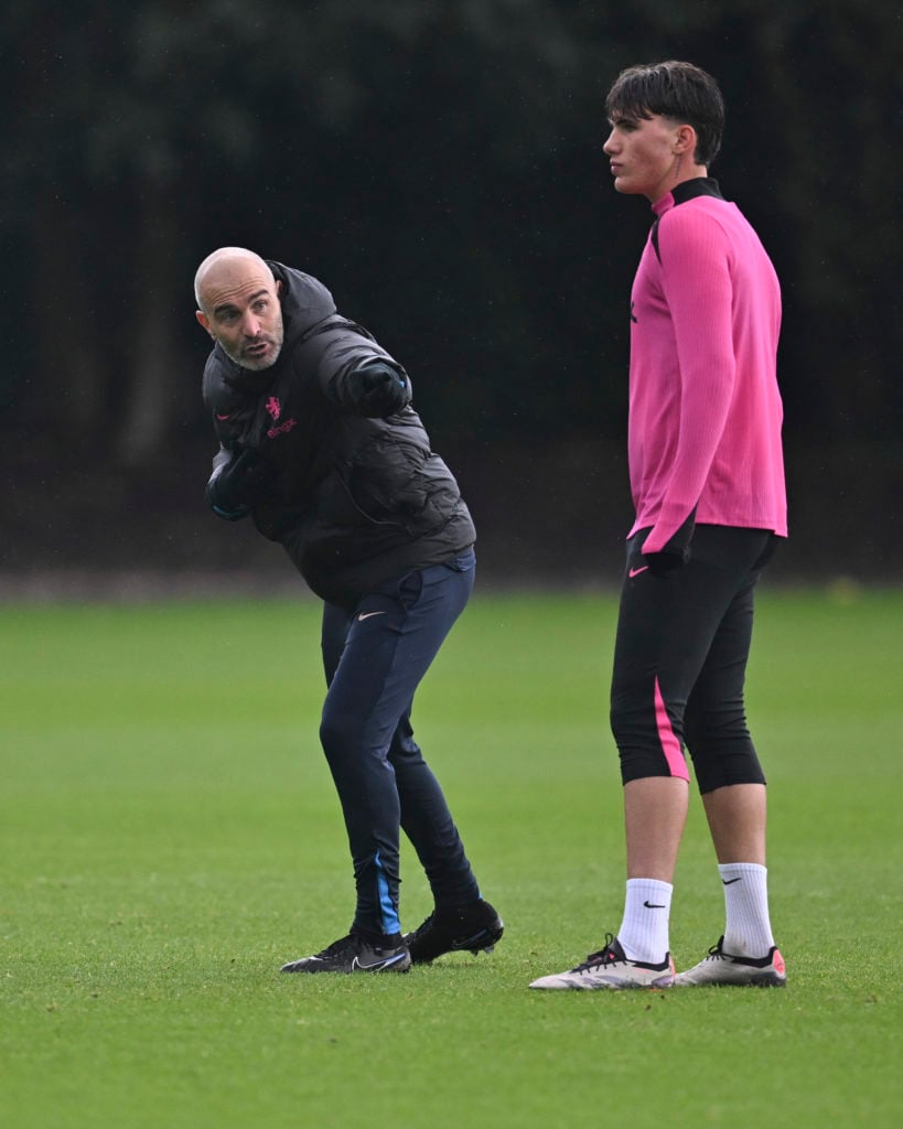Chelsea FC Training Session And Press Conference - UEFA Conference League 2024/25 League Phase MD1