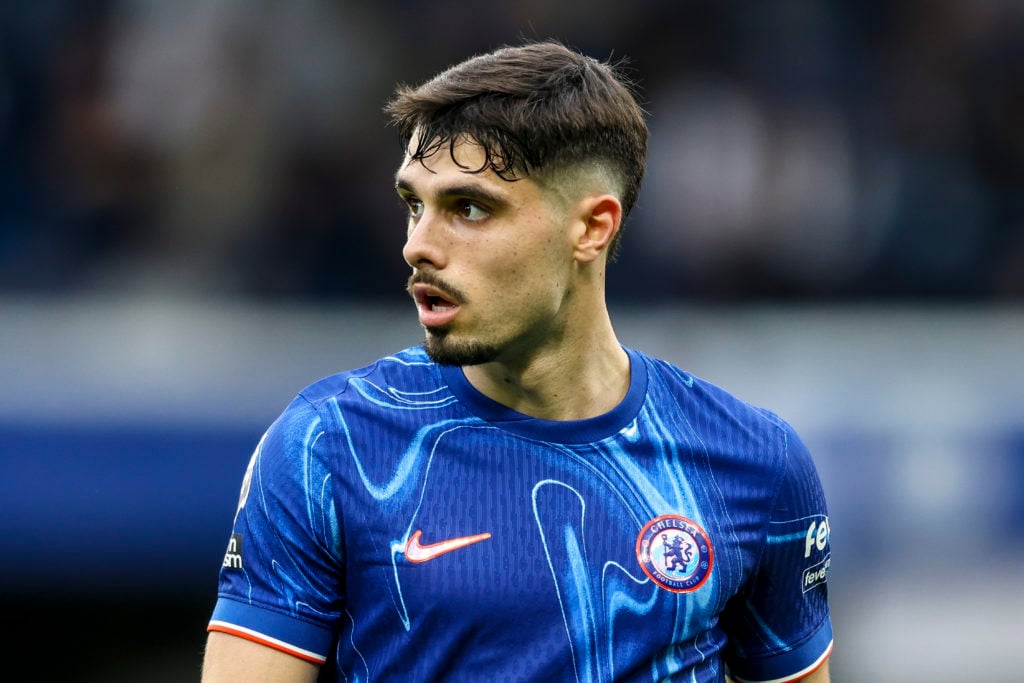 Pedro Neto of Chelsea during the Premier League match between Chelsea FC and Aston Villa FC