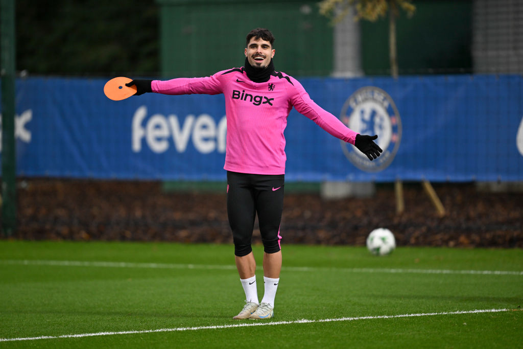 Chelsea FC Training Session And Press Conference - UEFA Conference League 2024/25 League Phase MD5