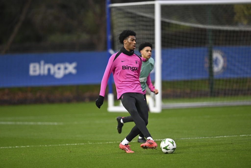 Chelsea FC Training Session And Press Conference - UEFA Conference League 2024/25 League Phase MD5