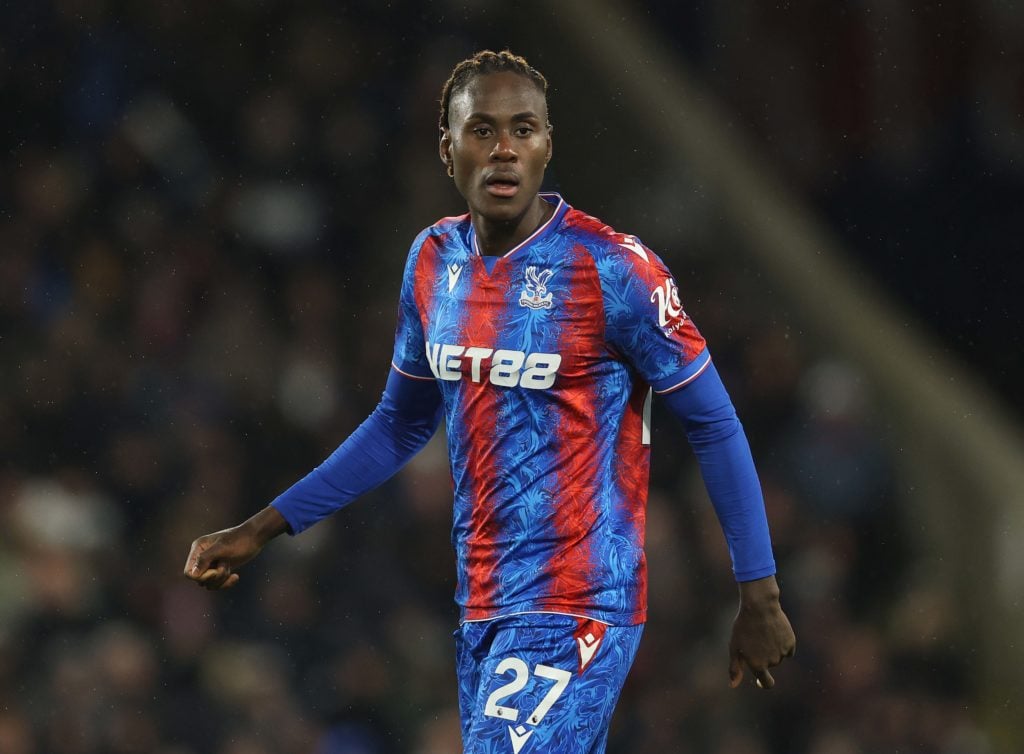 Trevoh Chalobah of Crystal Palace during the Premier League match between Crystal Palace FC and Manchester City FC at Selhurst Park on December 7, ...