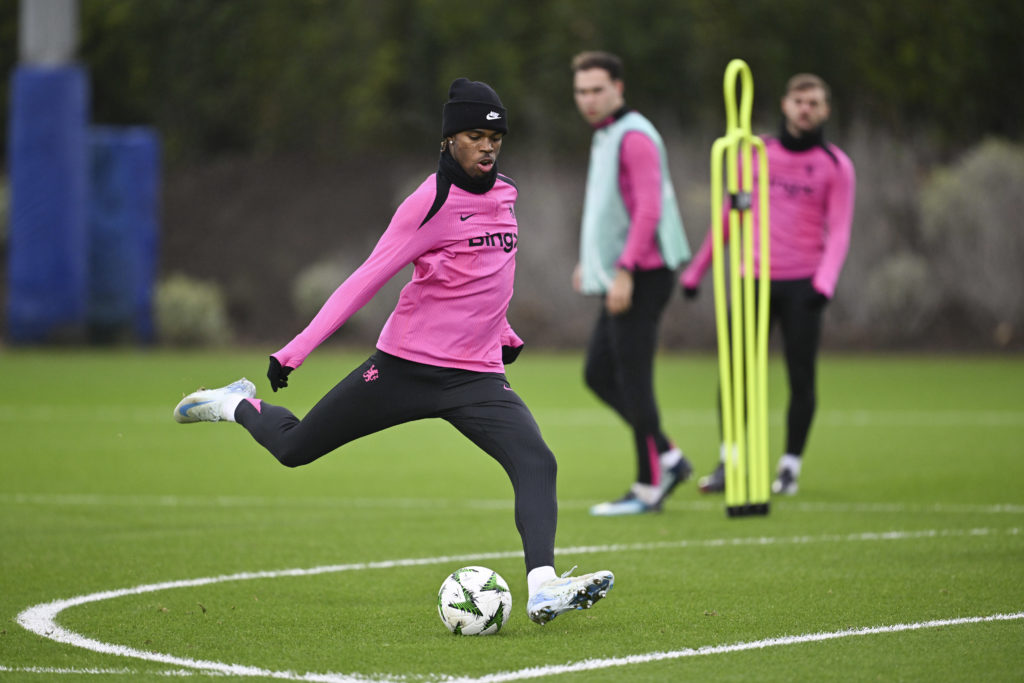 Chelsea FC Training Session And Press Conference - UEFA Conference League 2024/25 League Phase MD5