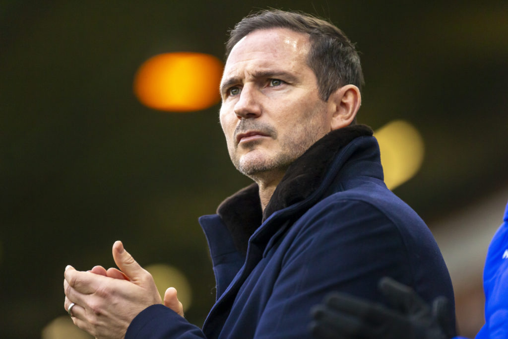 Coventry City Manager, Frank Lampard, is present during the Sky Bet Championship match between Norwich City and Coventry City at Carrow Road in Nor...