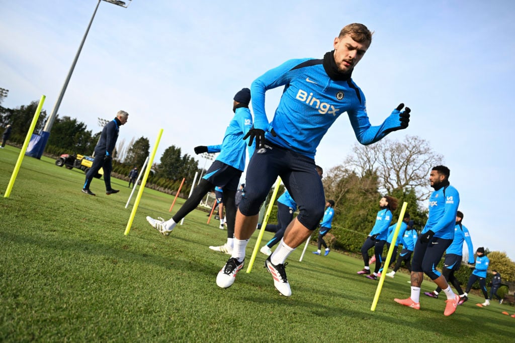 Chelsea Training Session And Press Conference