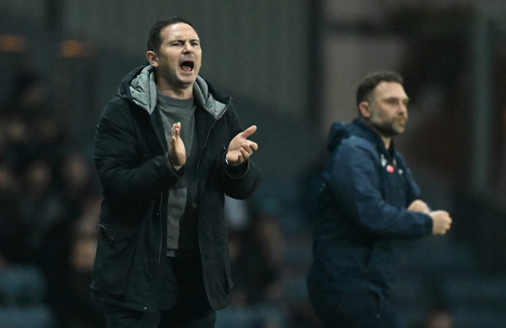 Coventry manager Frank Lampard during the Sky Bet Championship match between Blackburn Rovers FC and Coventry City FC at Ewood Park on January 21, ...