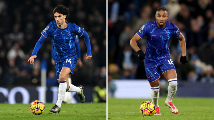 Split image of Joao Felix (left) and Christopher Nkunku (right)