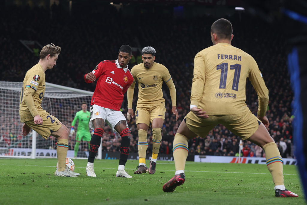 Manchester United v FC Barcelona: Knockout Round Play-Off Leg Two - UEFA Europa League