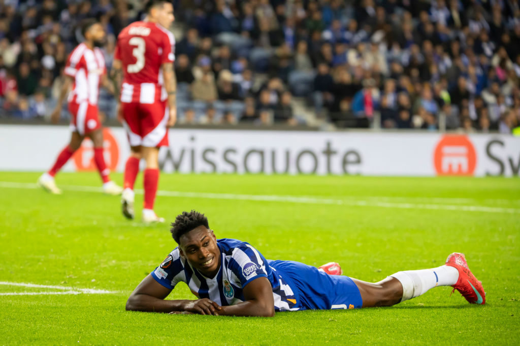 Samu Aghehowa for FC Porto seen in action during the Europe