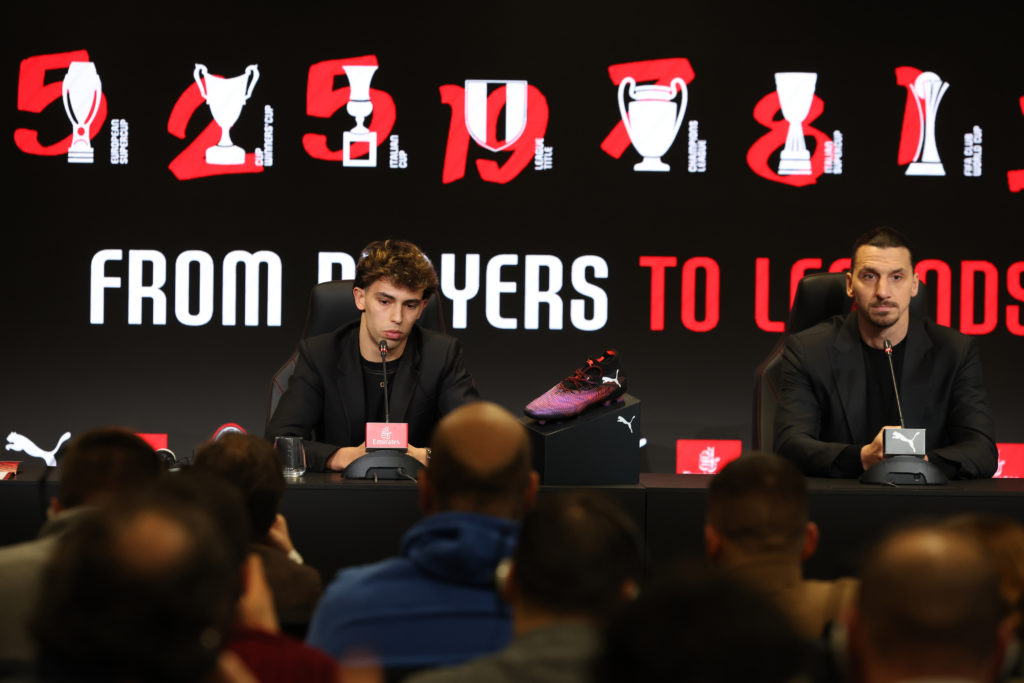 AC Milan New Signing Joao Felix Press Conference & Club's Store Visit