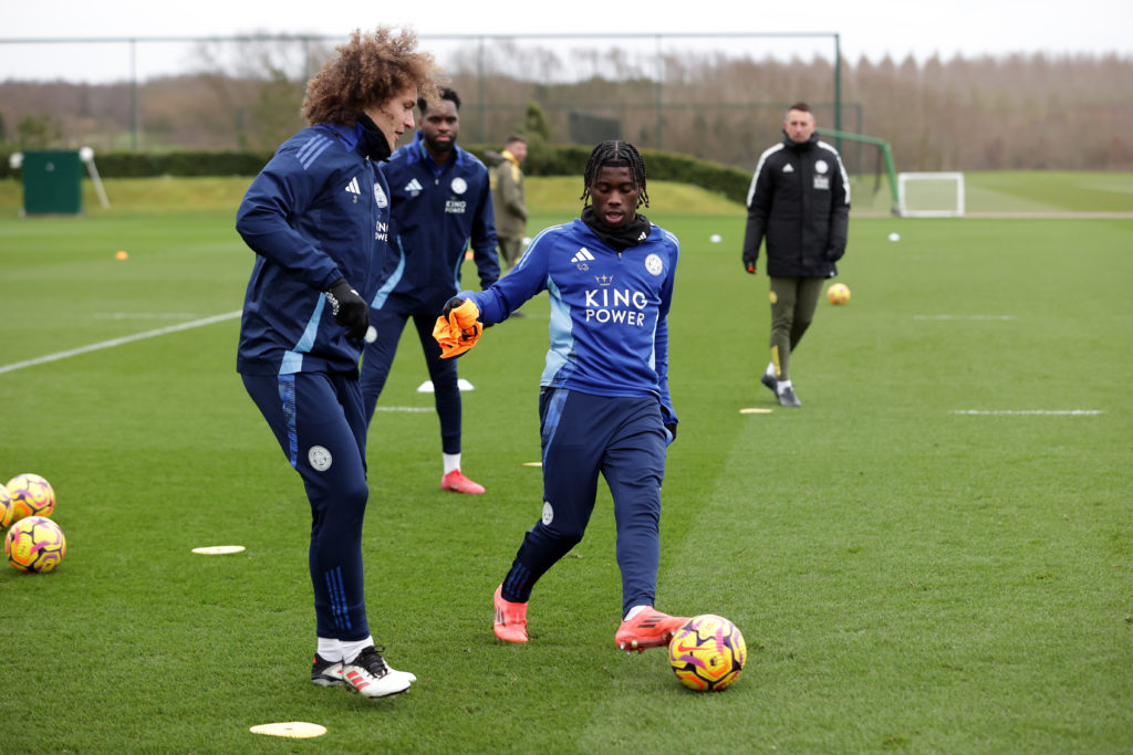 Leicester City Training Session and Press Conference