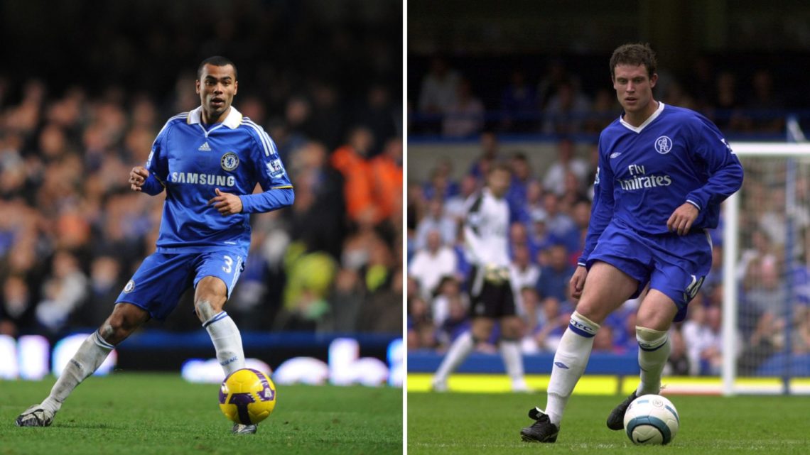 Picture one Ashley Cole for Chelsea, picture two Wayne Bridge for Chelsea