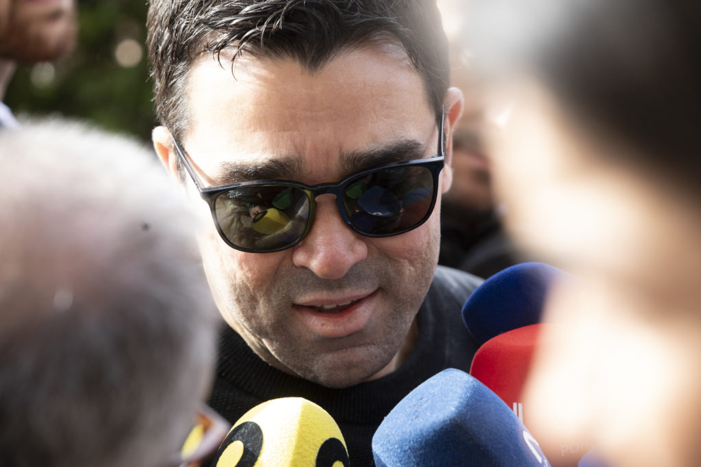 Former FC Porto Player Deco seen at the funeral of the