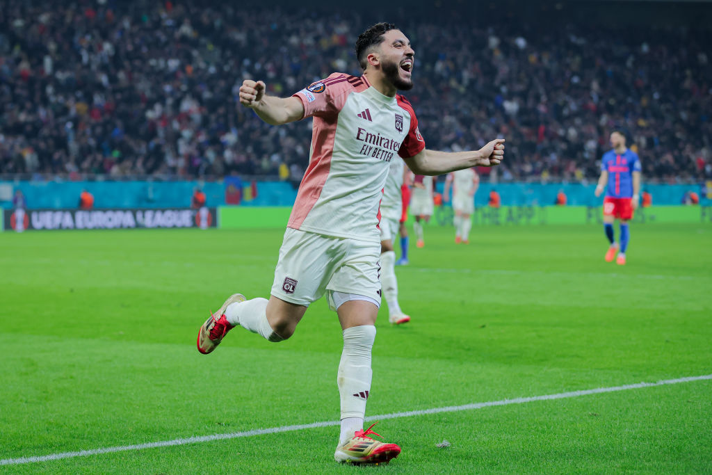 FCSB v Olympique Lyonnais - UEFA Europa League 2024/25 Round of 16 First Leg