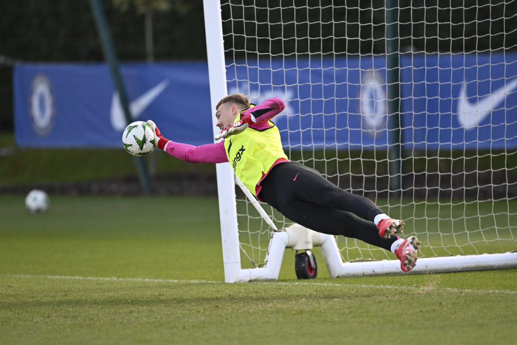 Chelsea FC Training Session And Press Conference - UEFA Conference League 2024/25 Round of 16 Second Leg