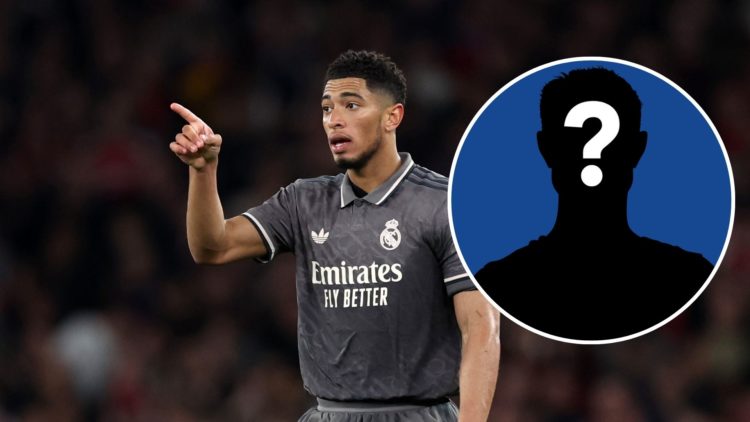 Jude Bellingham of Real Madrid during the UEFA Champions League 2024/25 Quarter Final First Leg match between Arsenal FC and Real Madrid C.F.