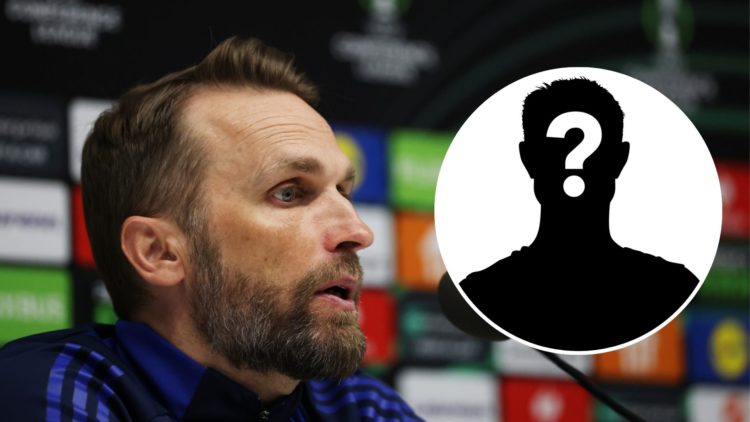 Djurgarden manager Jani Honkavaara. Inset, mystery player
