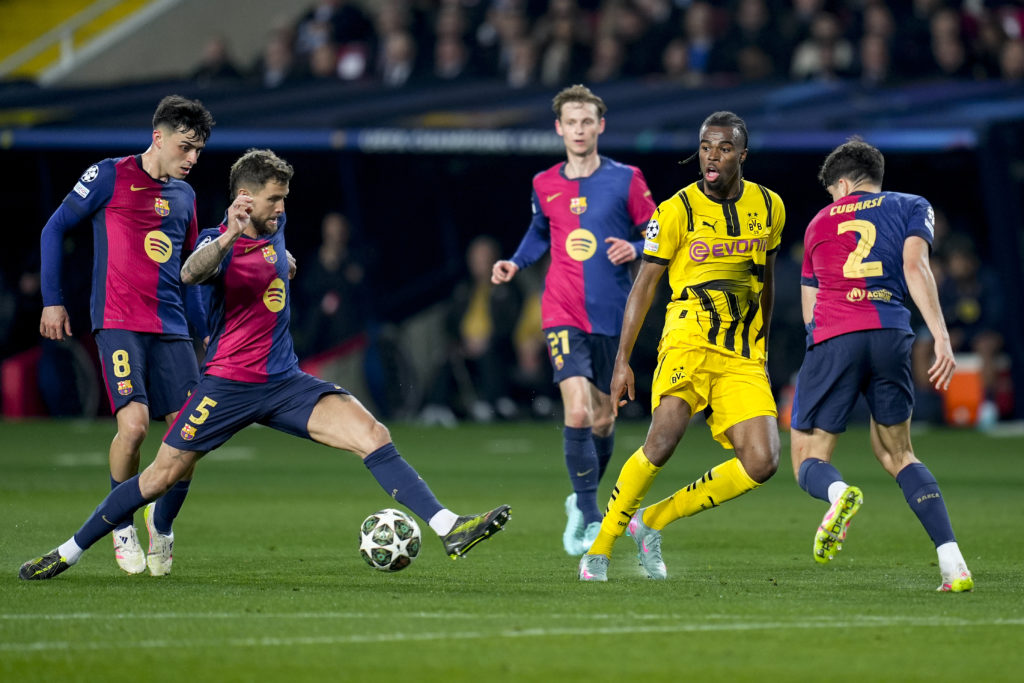 FC Barcelona v Borussia Dortmund - UEFA Champions League 2024/25 Quarter Final First Leg