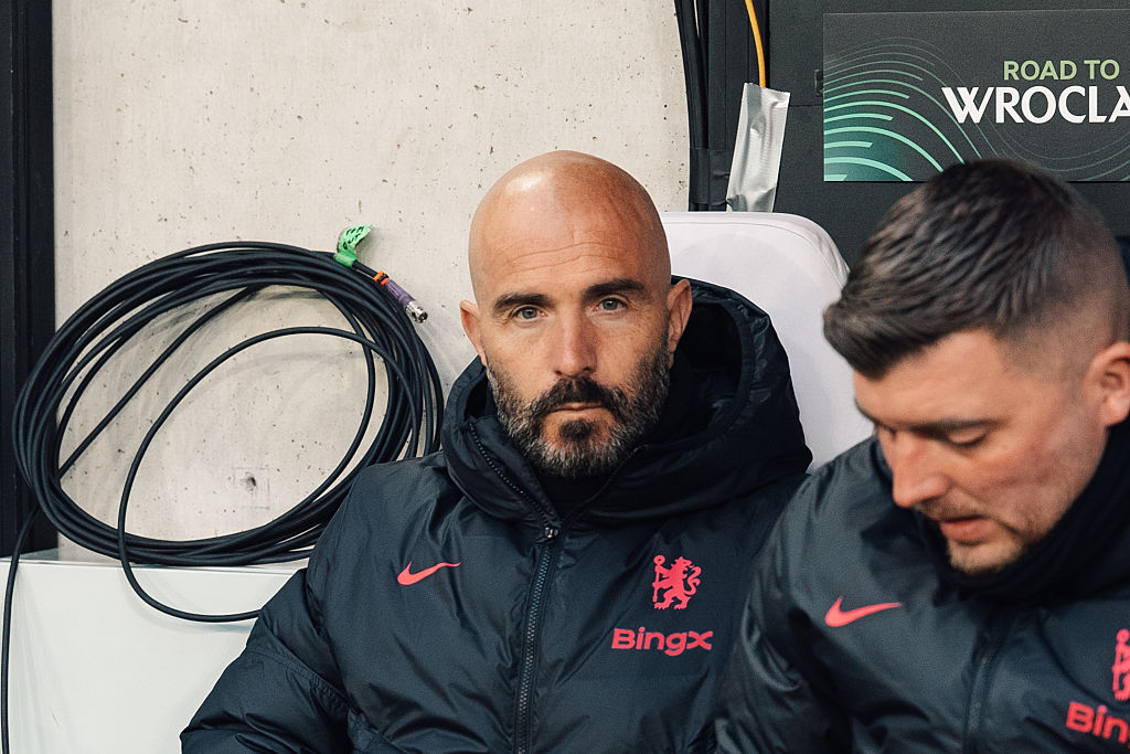 Enzo Maresca, Manager of Chelsea seen during the UEFA