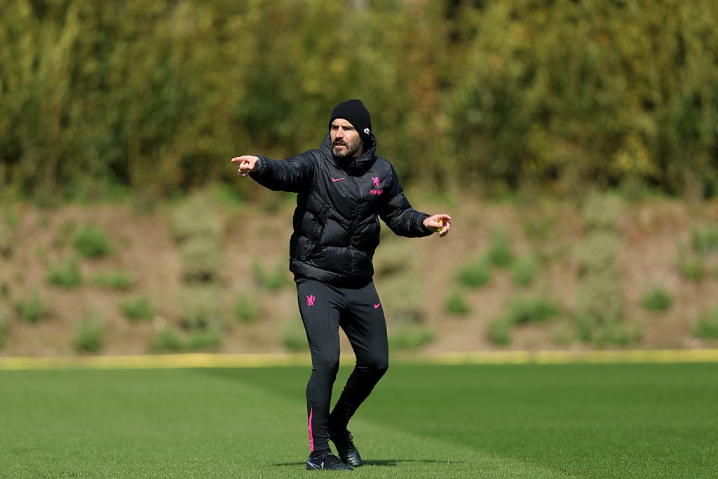 Chelsea FC Training Session And Press Conference - UEFA Conference League 2024/25 Quarter Final First Leg