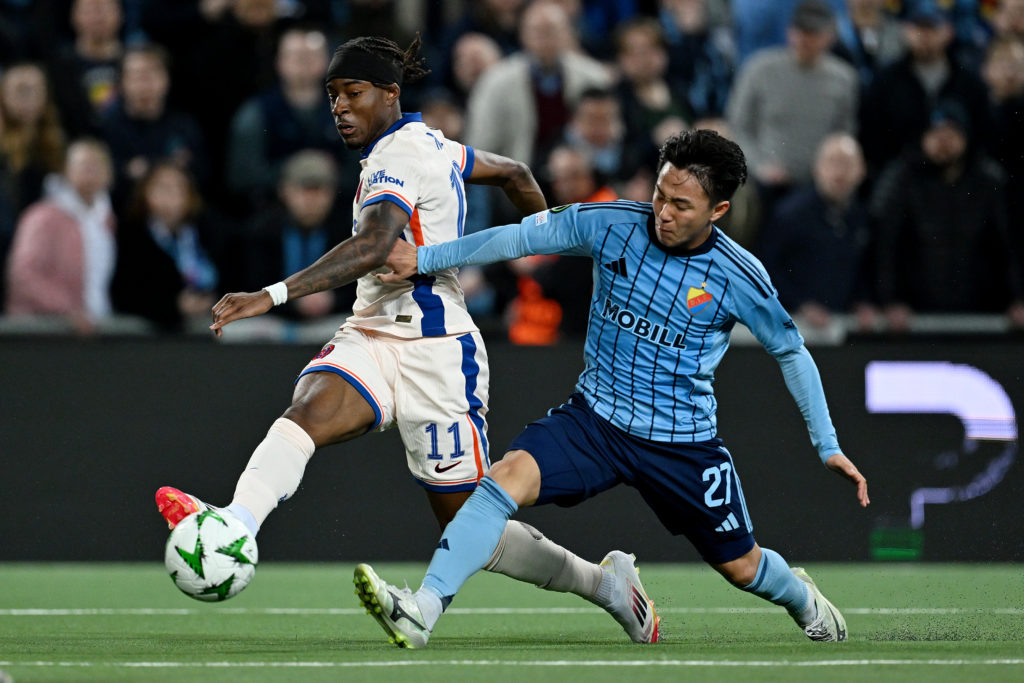 Djurgarden v Chelsea FC - UEFA Conference League 2024/25 Semi Final First Leg