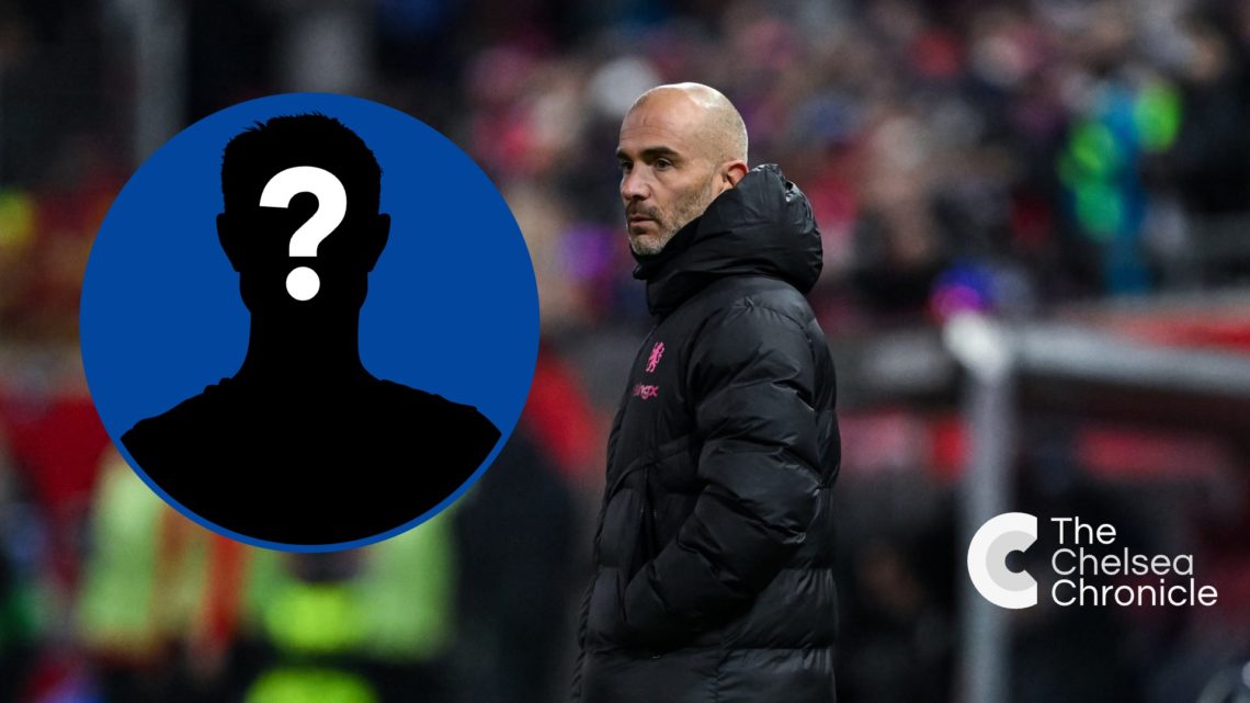 Enzo Maresca of Chelsea FC reacts during match between 1. FC Heidenheim 1846 and Chelsea FC, inset mystery player