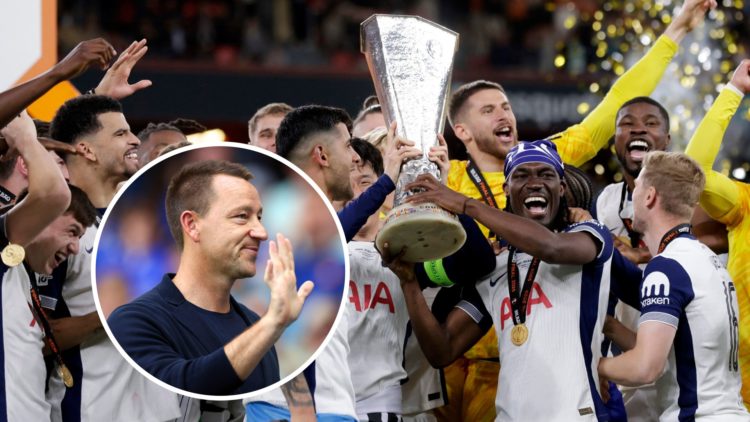 Former Chelsea Captain John Terry during the Pre-Season Friendly between Chelsea and FC Internazionale. Tottenham players celebrating winning the U...