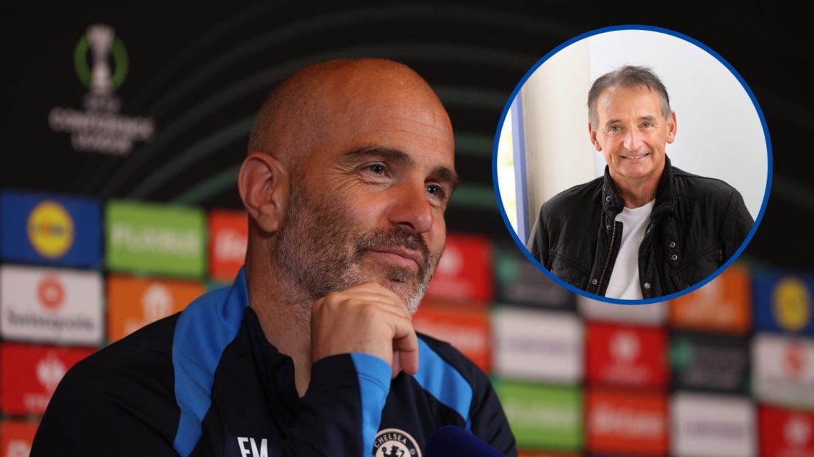 Chelsea manager Enzo Maresca at Conference League press conference, inset Pat Nevin at the Edinburgh International Book Festival