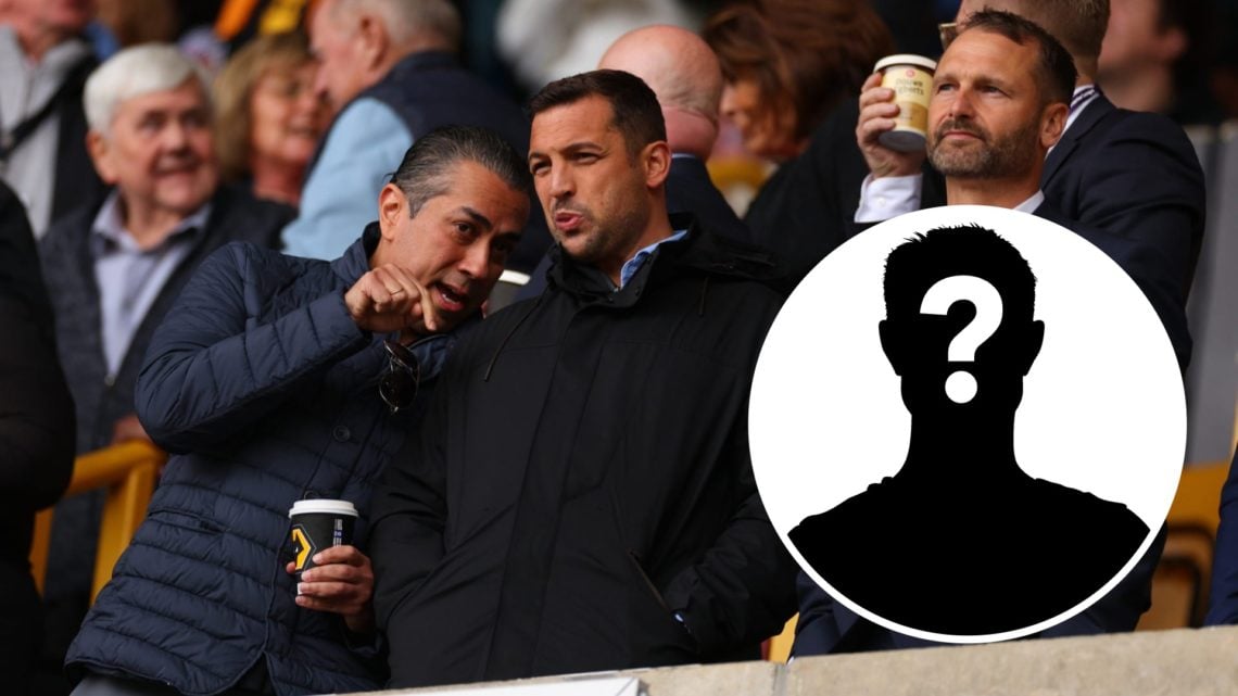 Chelsea owner Behdad Eghbali and directors Paul Winstanley and Laurence Stewart at Wolves game, inset mystery player