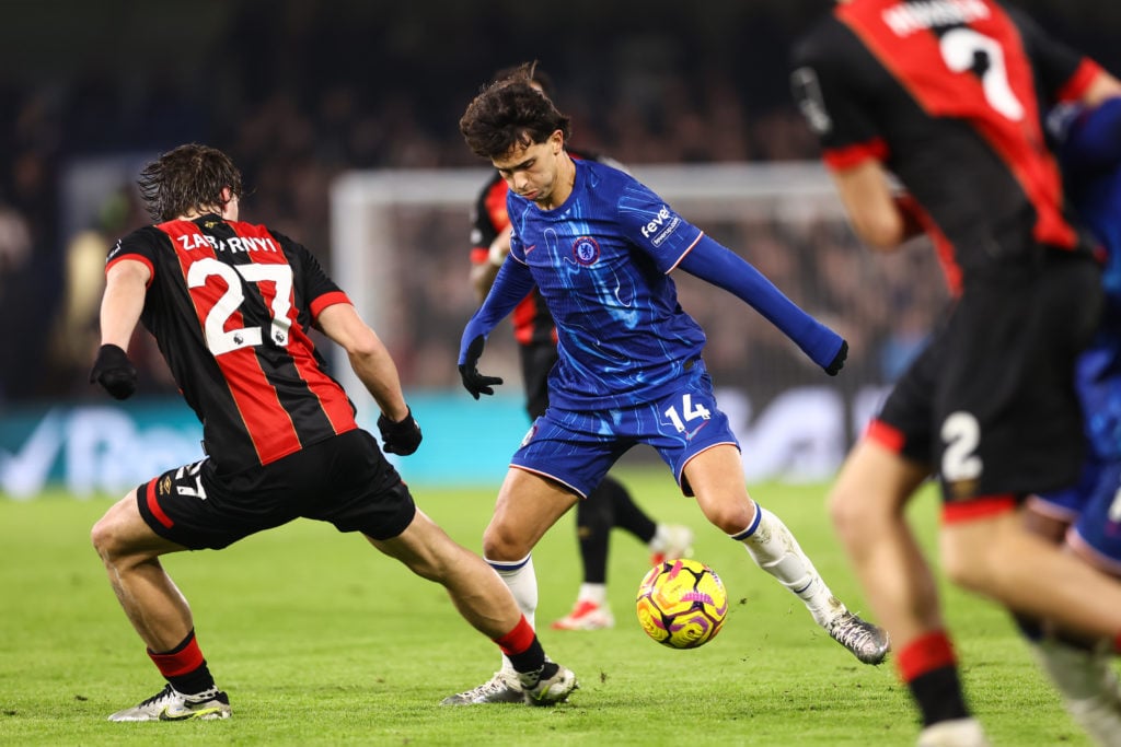 Joao Felix in action during Chelsea FC v AFC Bournemouth - Premier League