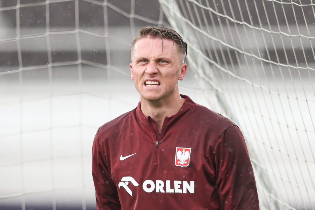 Marcin Bulka of Poland seen during training before the