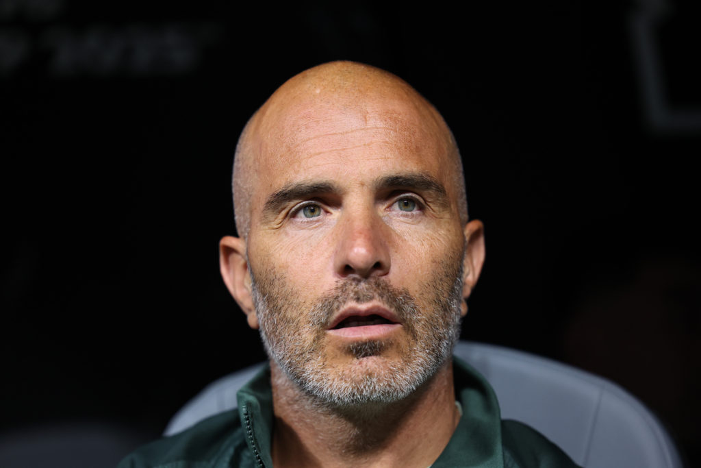 Enzo Maresca looks on during Chelsea FC v Los Angeles Football Club: Group D - FIFA Club World Cup 2025