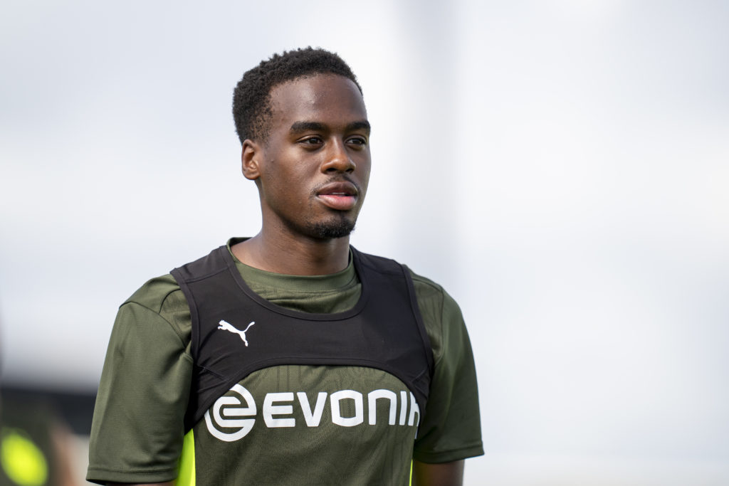Jamie Gittens during a Borussia Dortmund Training Session - FIFA Club World Cup 2025